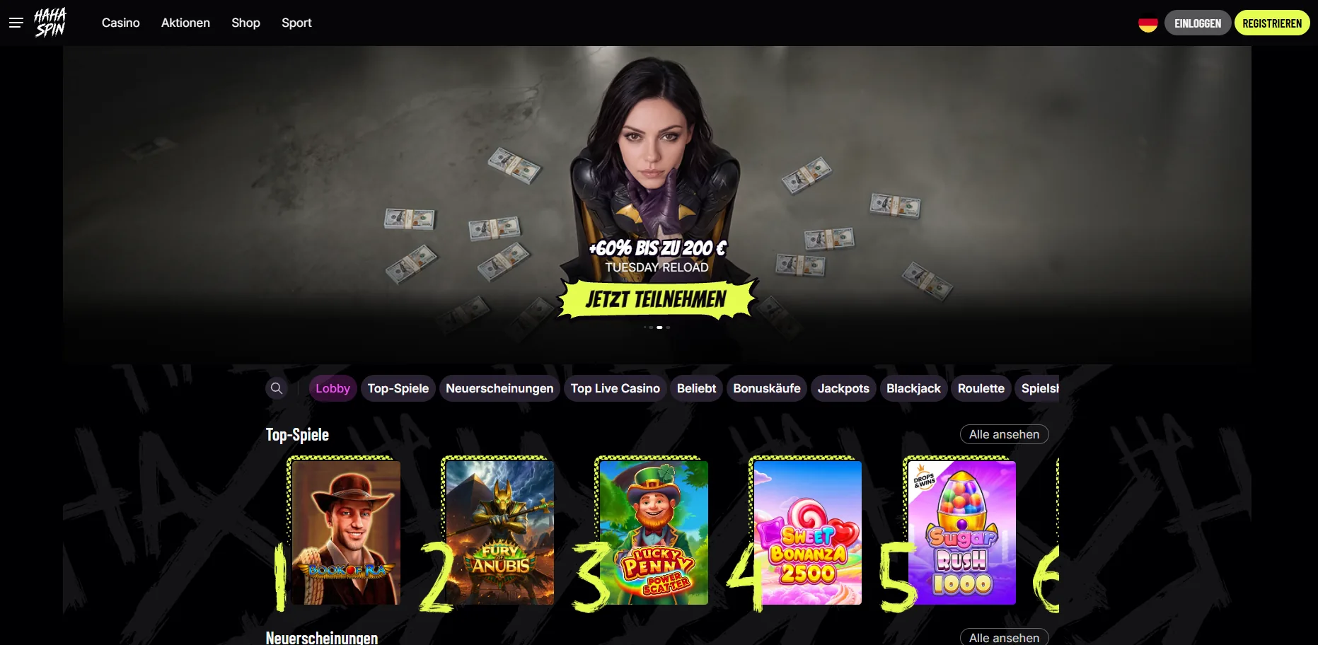 Hahaspin Casino Anmelden